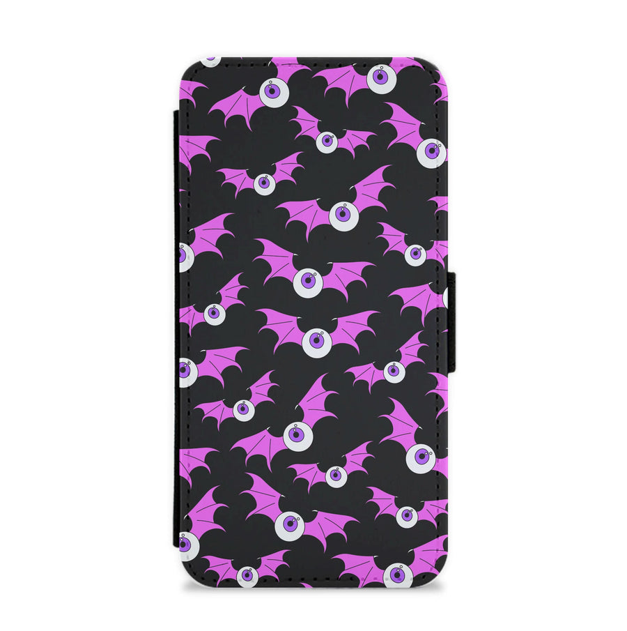 Bat Eye Pattern Flip / Wallet Phone Case