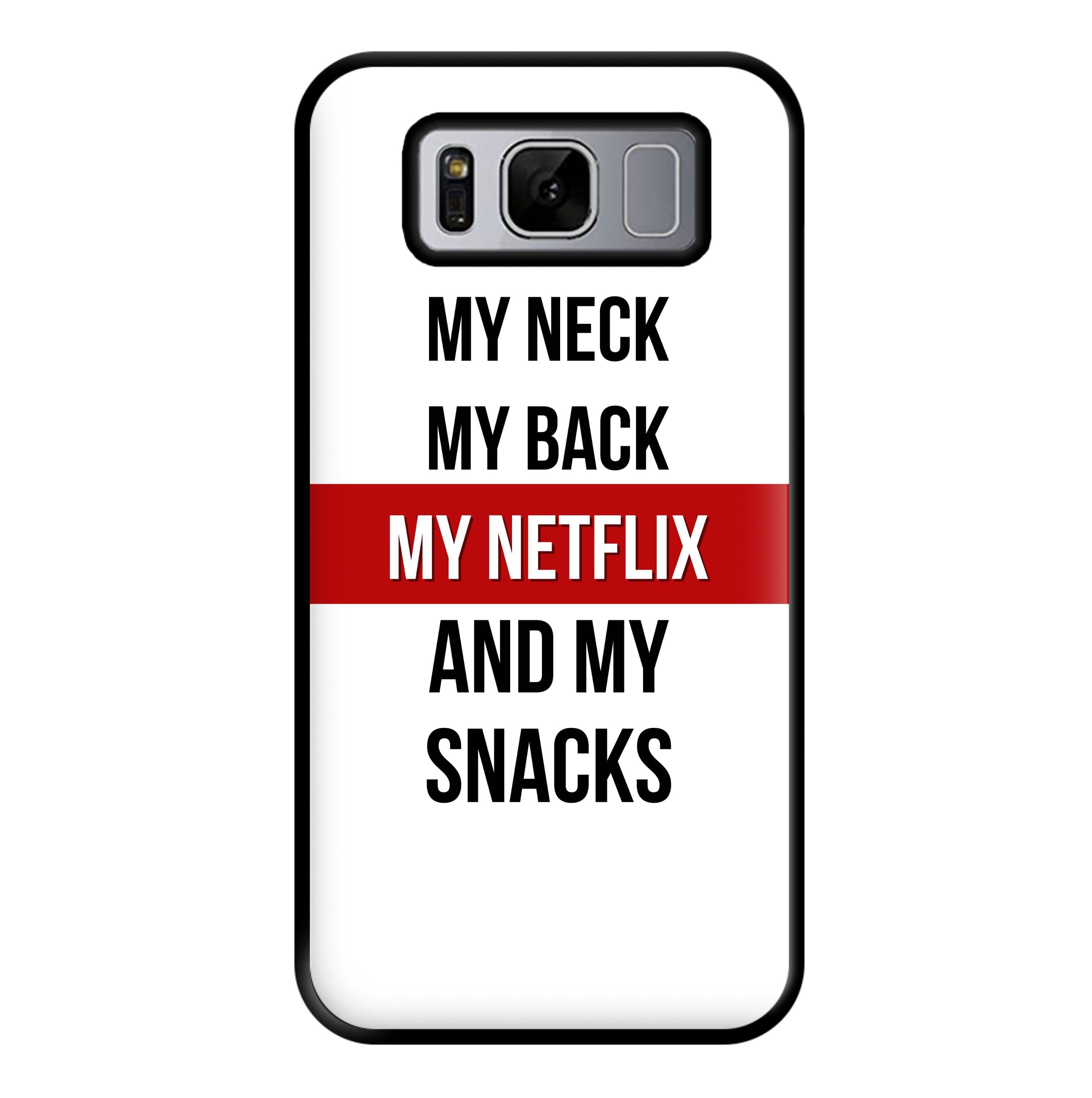 My Netflix & My Snacks Phone Case