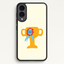 Cartoon Dad Trophy Galaxy S25 Edge Case