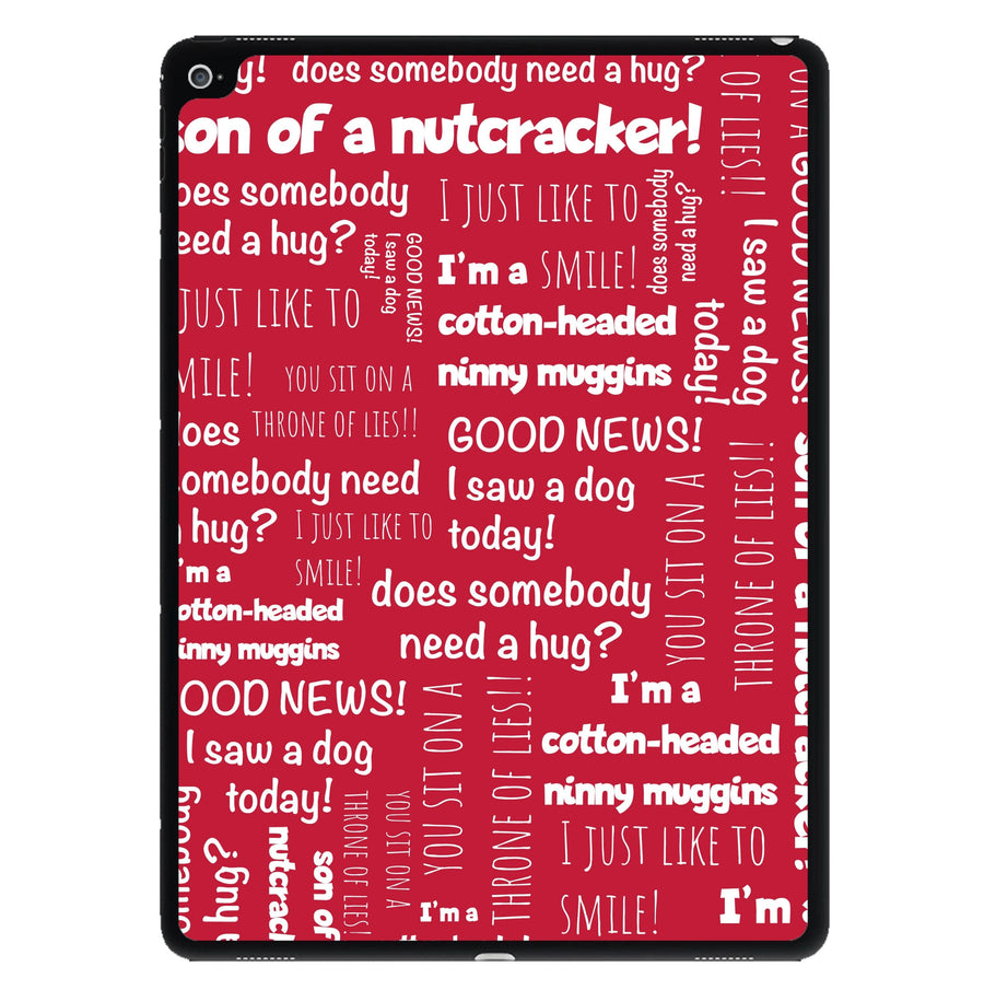 Elf Quotes iPad Case