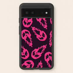 Trippy Ghost Face Pattern Google Pixel 7 Case