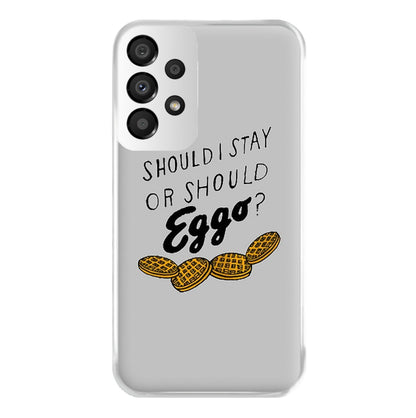 Should I Stay Or Should I Eggo Phone Case