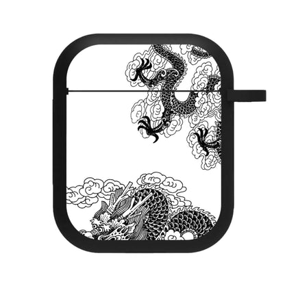 Black Dragon AirPods Case