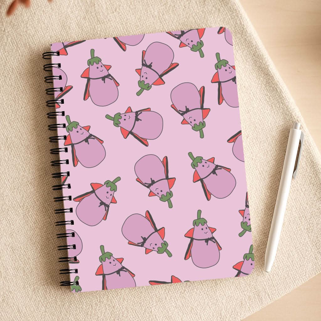 Vampire Vegetable Pattern - Halloween Notepad