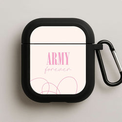 Army Forever Pink Black AirPods Case