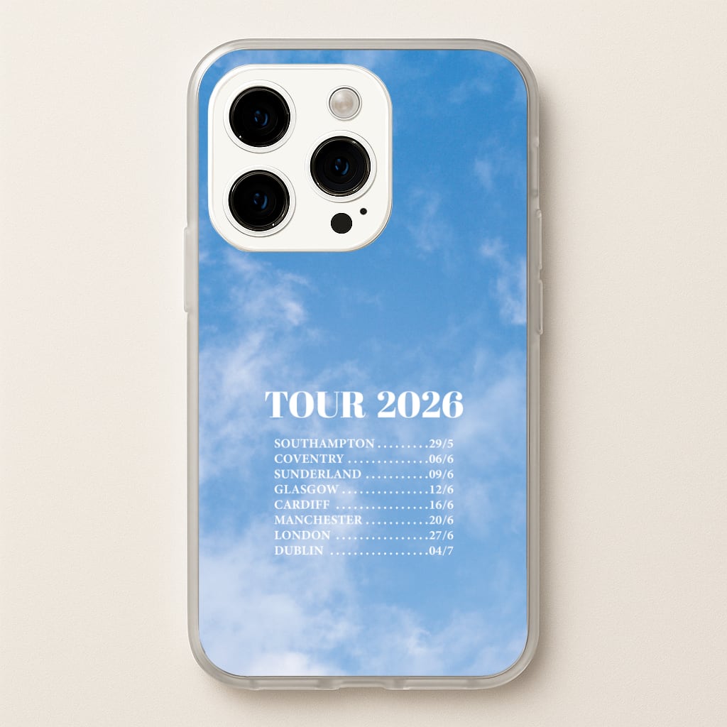 Band Tour 2026 iPhone 14 Pro Max Case