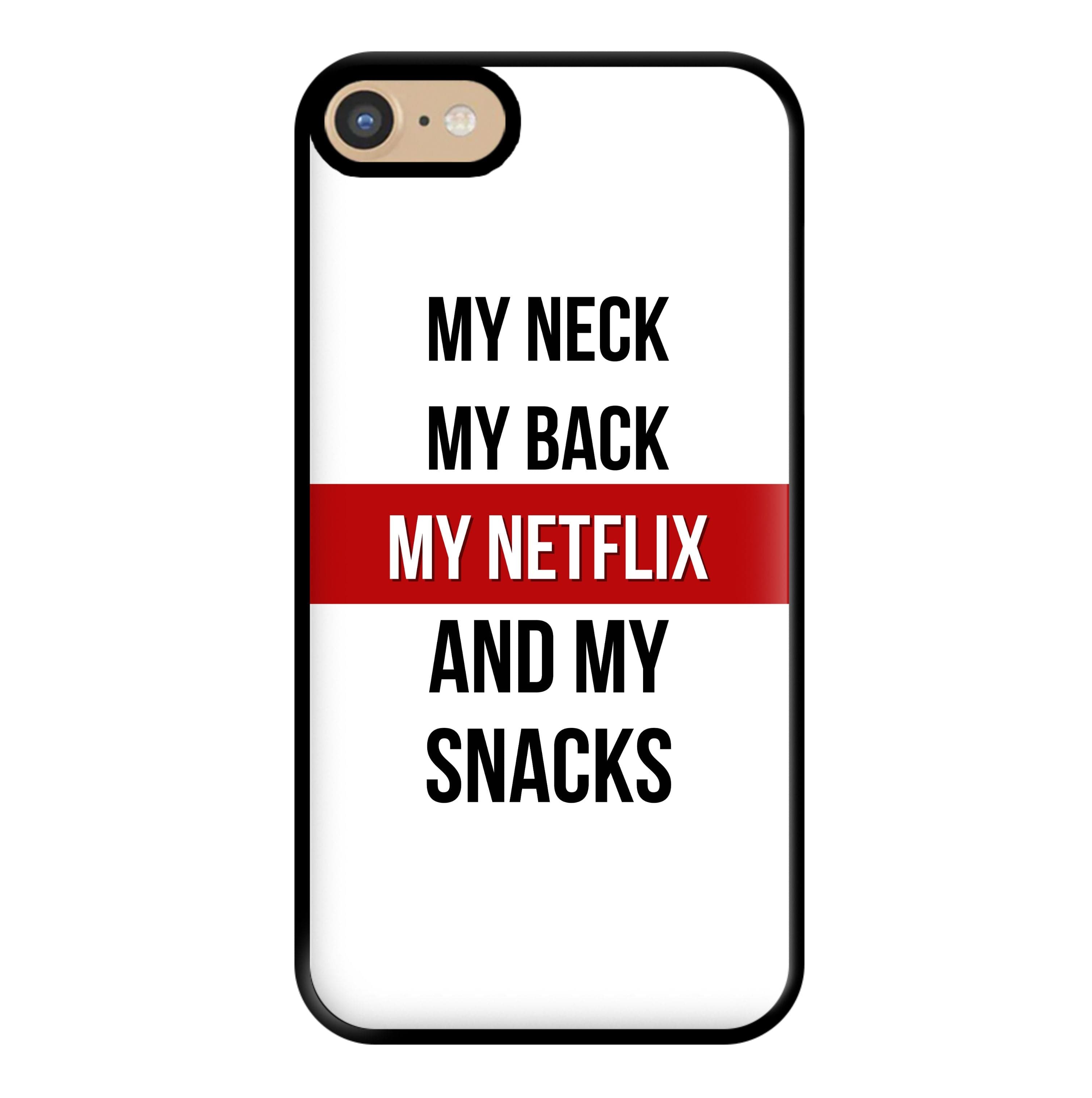 My Netflix & My Snacks Phone Case