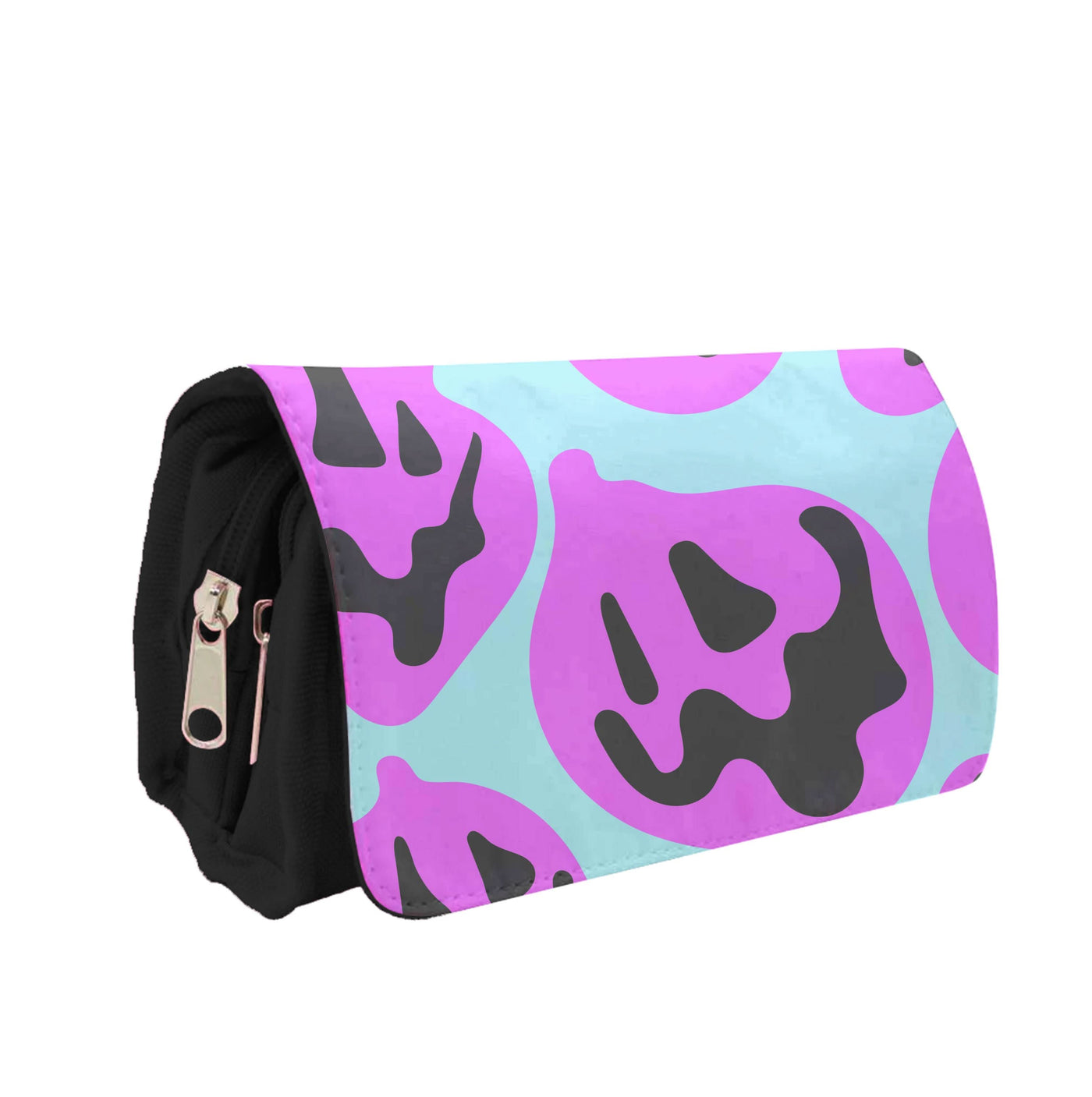 Pumpkin Blue Pattern Pencil Case