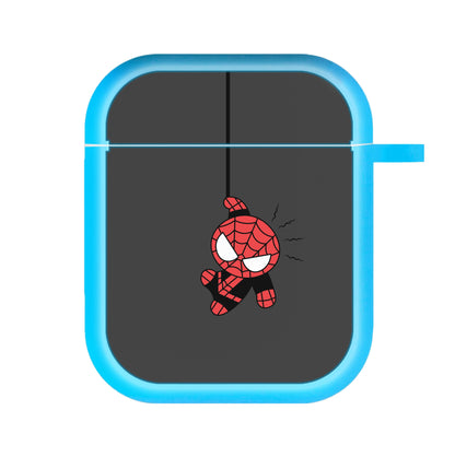 Gray Hanging Spider Hero AirPods Case