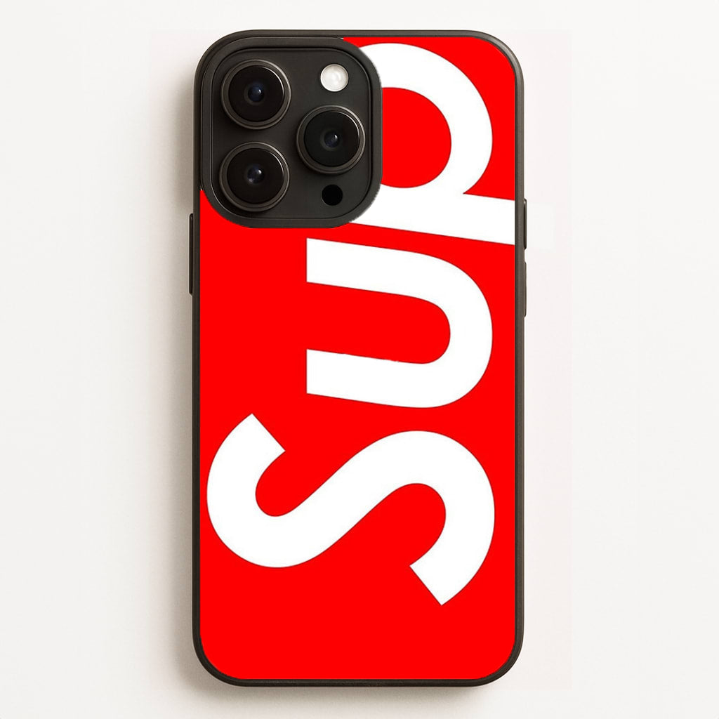 Sup Logo Phone Case for iPhone, Samsung Galaxy and Google Pixel