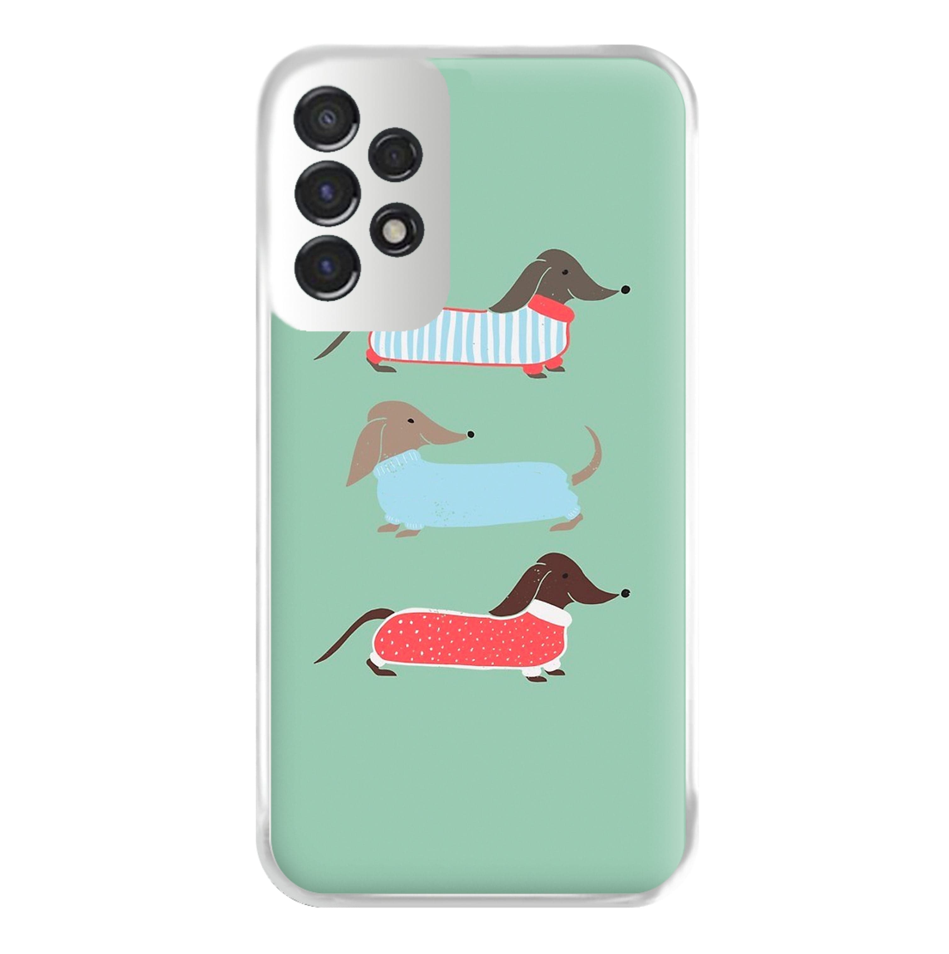 Sausage Dogs in Jumpers Phone Case