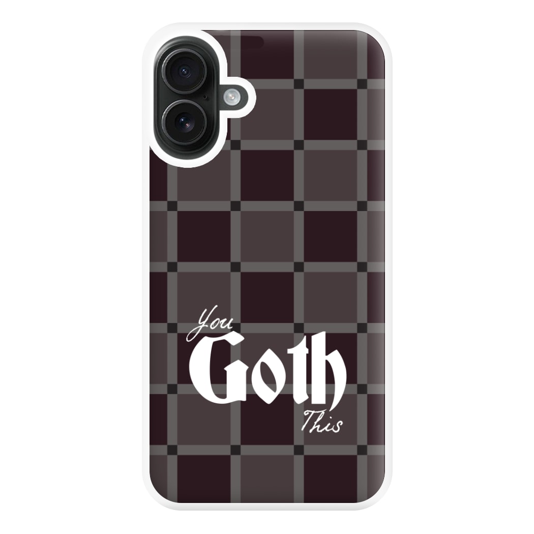 You Goth This Tartan iPhone 16 Plus Case