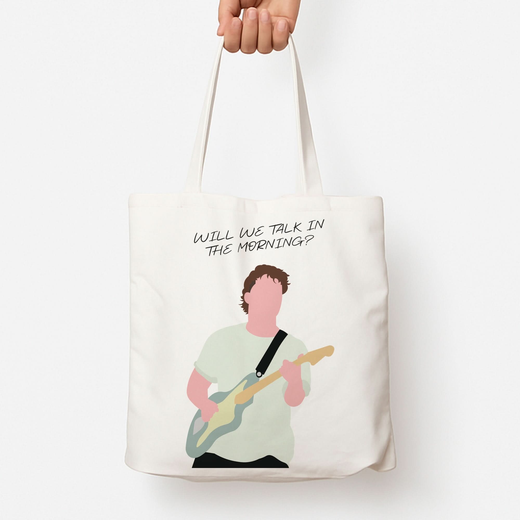 Will We Talk In The Morning Yellow Tote Bag