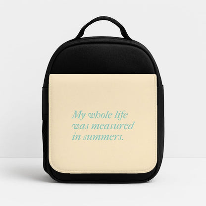 Measured In Summers Insulated Lunch Bag