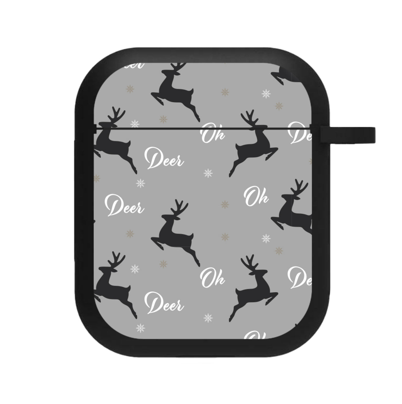 Oh Deer Christmas Pattern AirPods Case