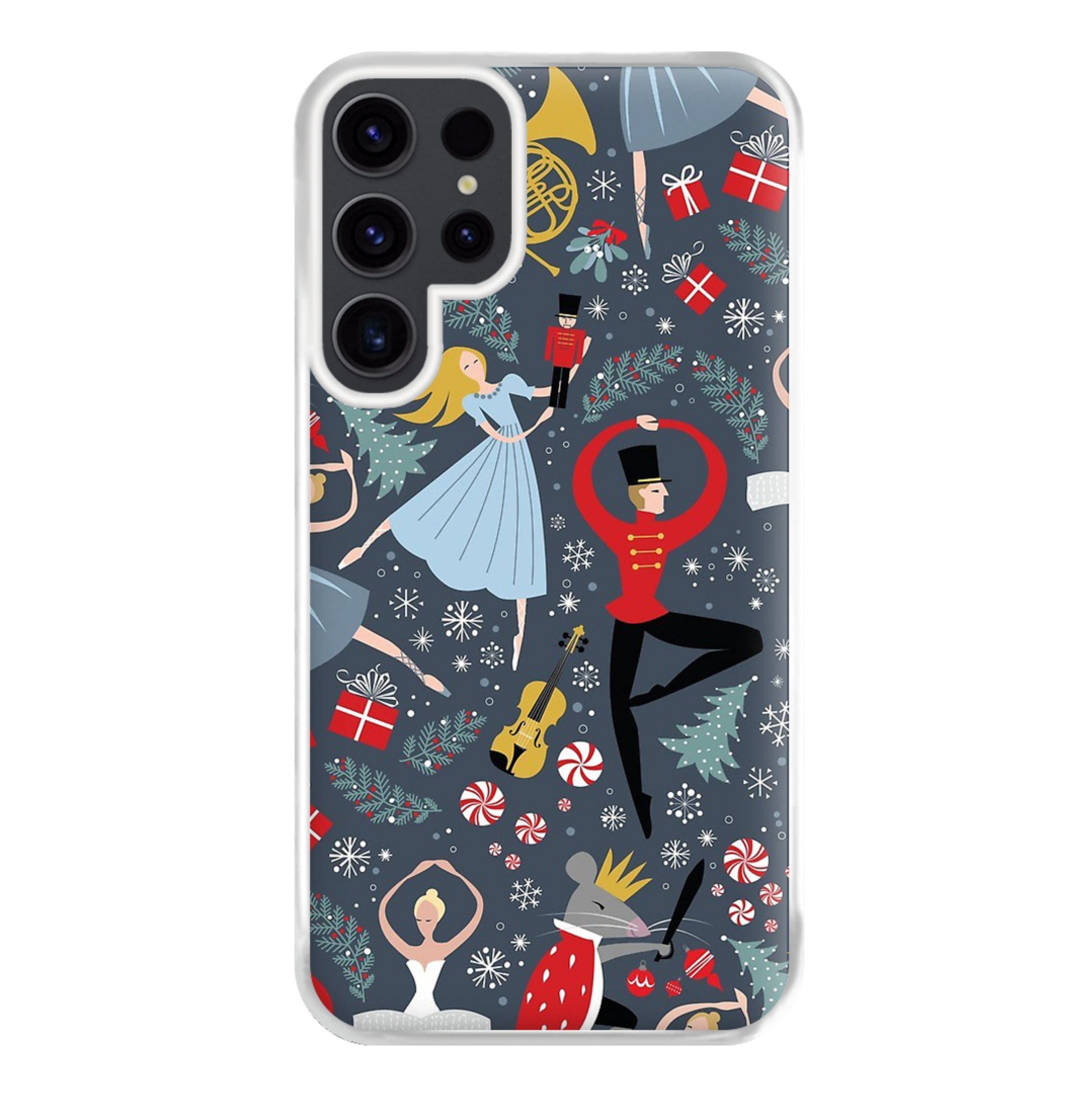 Nutcracker Ballet Pattern - Christmas Phone Case