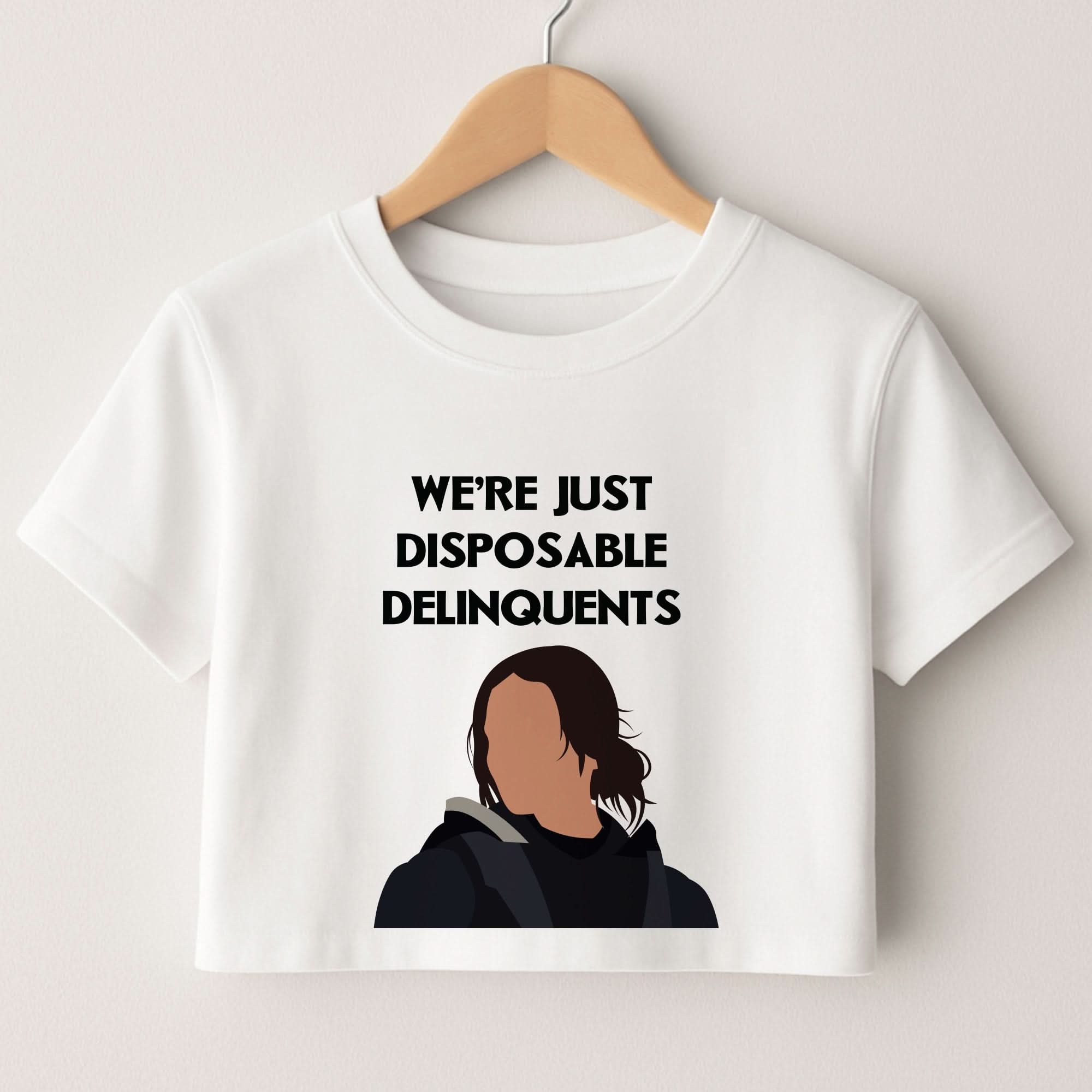 Disposable Delinquents Crop Top