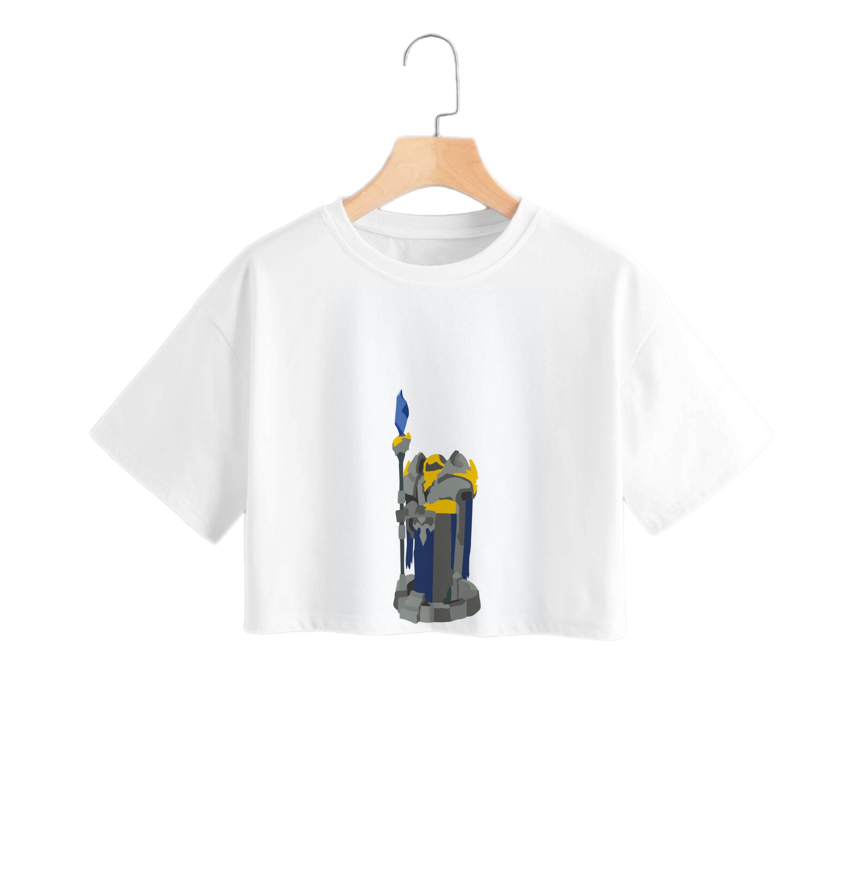 Turret Blue - League Of Legends Crop Top