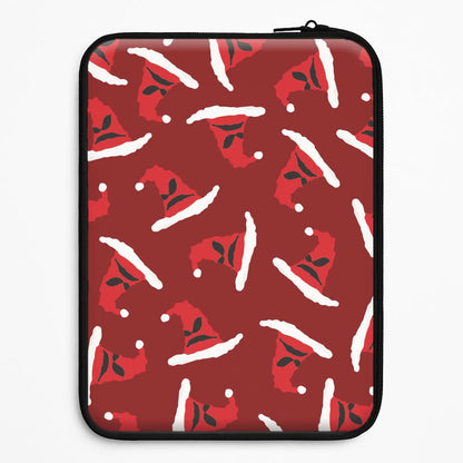 Sorting Christmas Hat Pattern Universal Laptop Sleeve