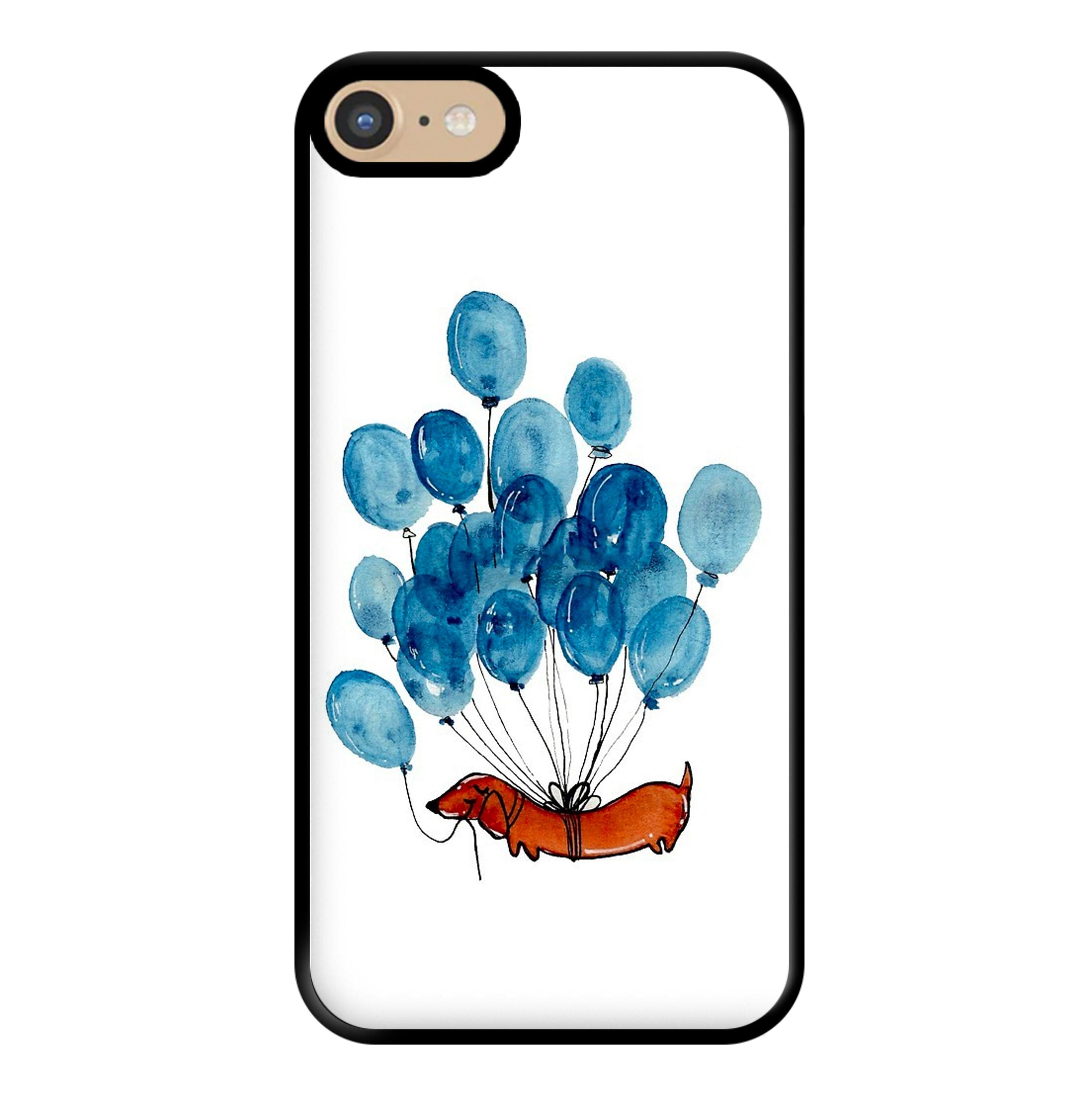 Dachshund And Balloons Phone Case