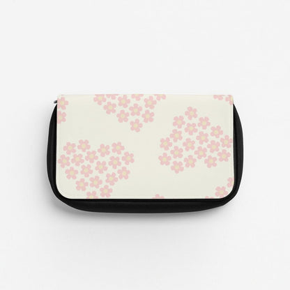 Flower Hearts Pattern Pencil Case
