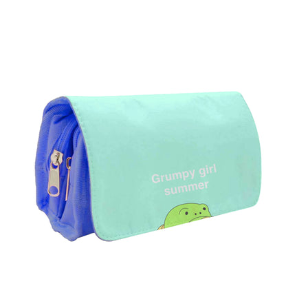 Grumpy Girl Summer - Plushy Pencil Case