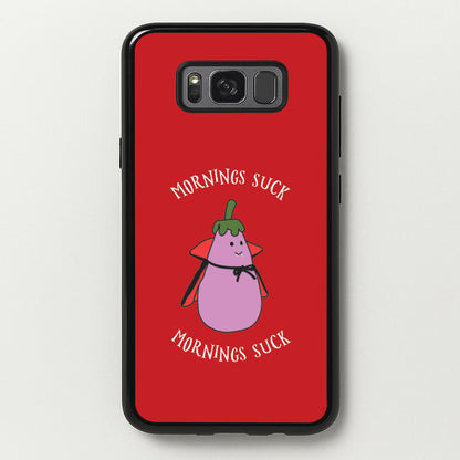 Mornings Suck Plush - Halloween Galaxy S8 Plus Case