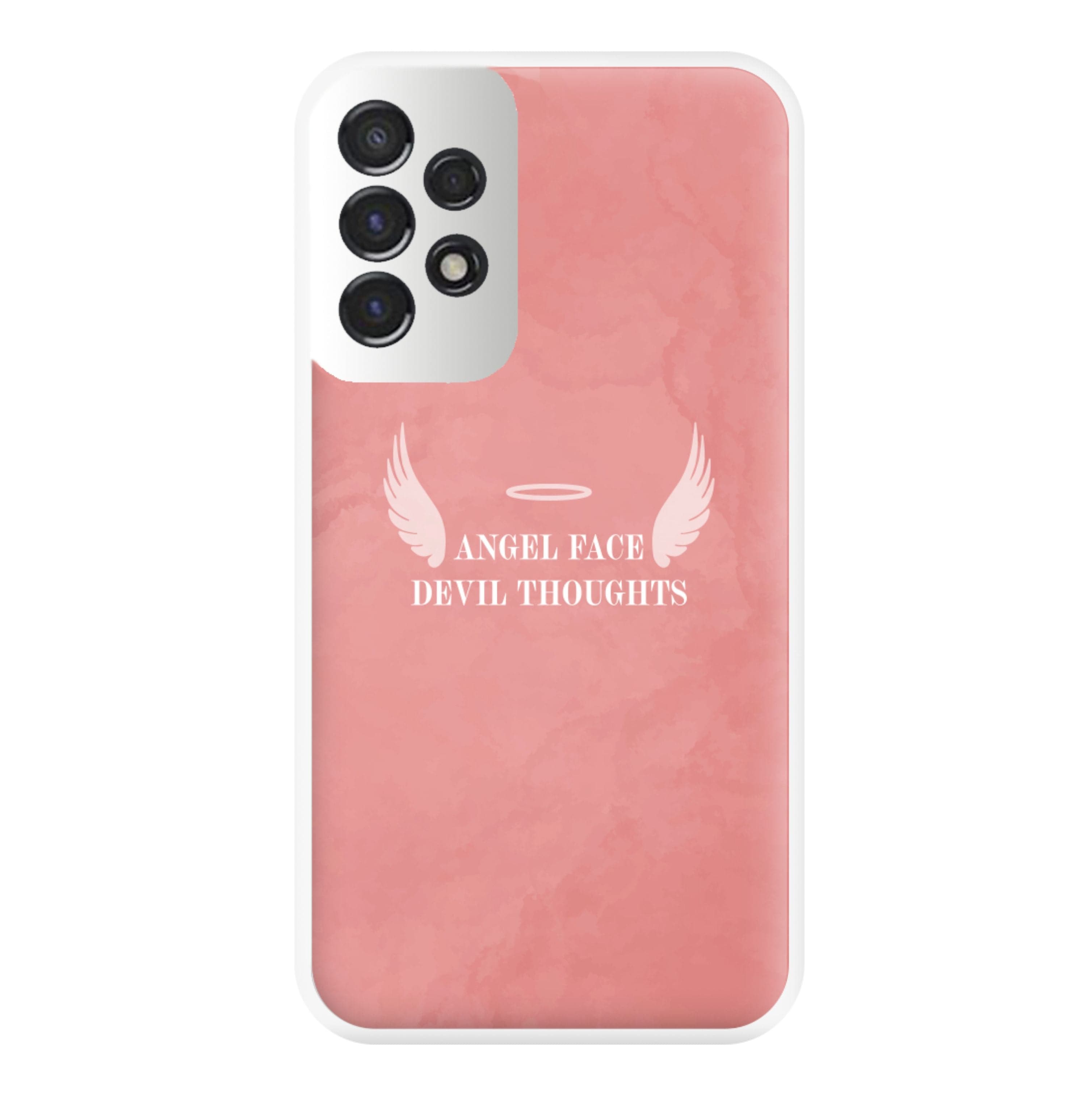 Angel Face Devil Thoughts Phone Case