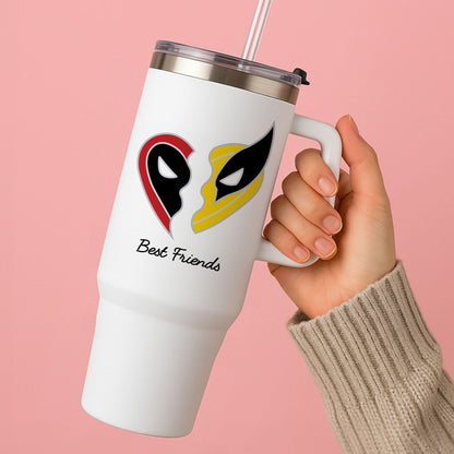 Superhero Best Friends Locket Tumbler