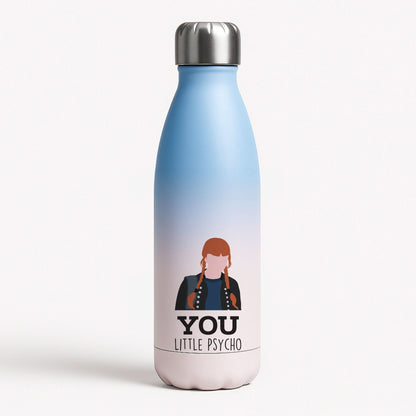 You Little Psycho Blue Water Bottle