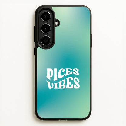 Pices Vibes Gradient Zodiac Galaxy A56 Case