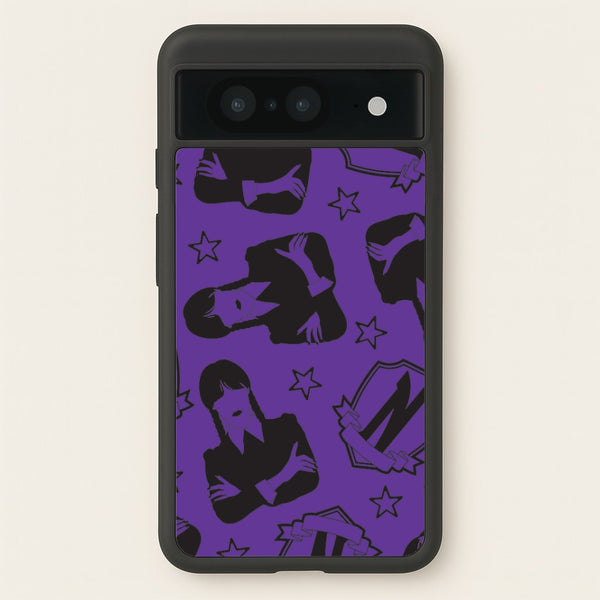 Wednesday Pattern Google Pixel 8 Case