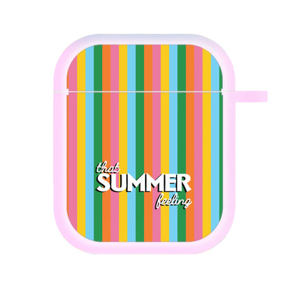 That Summer Feeling Stripes AirPods Case