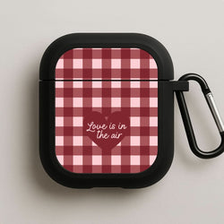 Love Is In The Air Black AirPods Case