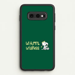 Cartoon Beagle Warm Wishes Galaxy S10e Case