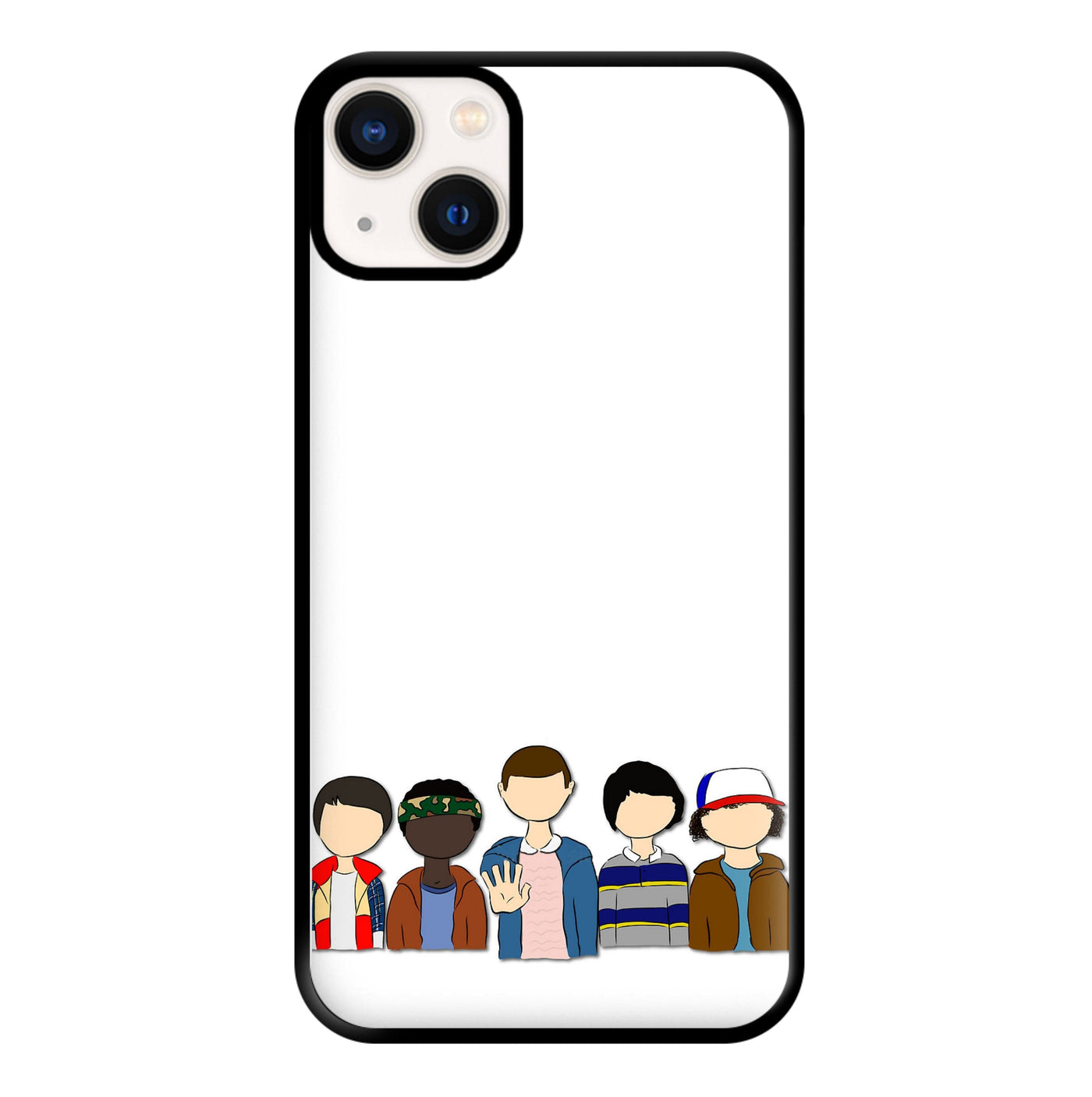 Stranger Things Cartoon Characters Phone Case