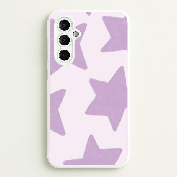 Lilac Stars Galaxy A14 Case