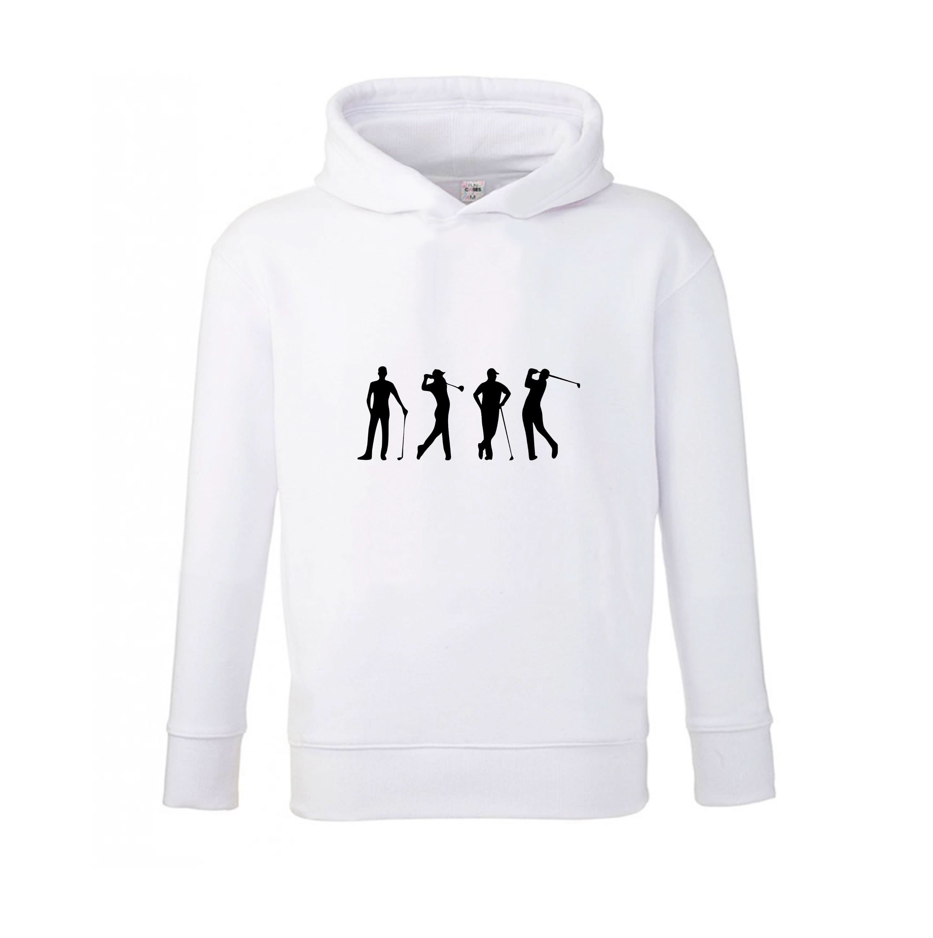 Golf Silhouettes Kids Hoodie