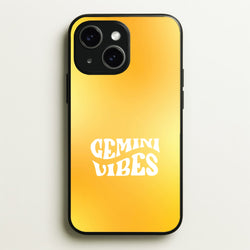 Gemini Vibes Gradient Zodiac iPhone 14 Case