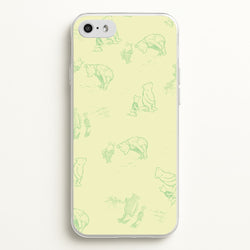 Sketched Winnie Pattern iPhone 5 / 5s / SE 2016 Case
