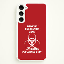 Hawkins Quarantine Zone Galaxy S23 Case