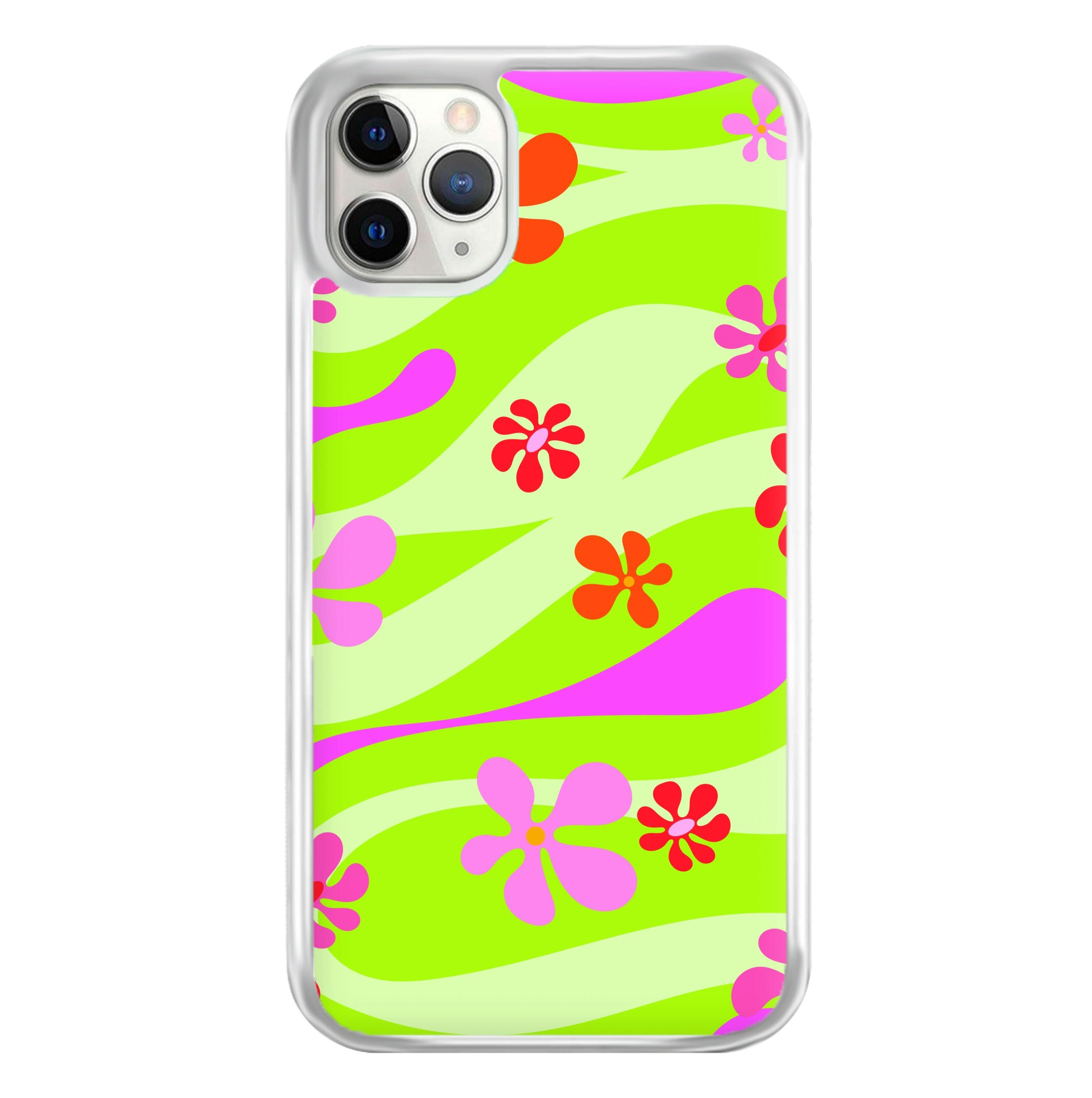 Retro Flowers Pattern Phone Case