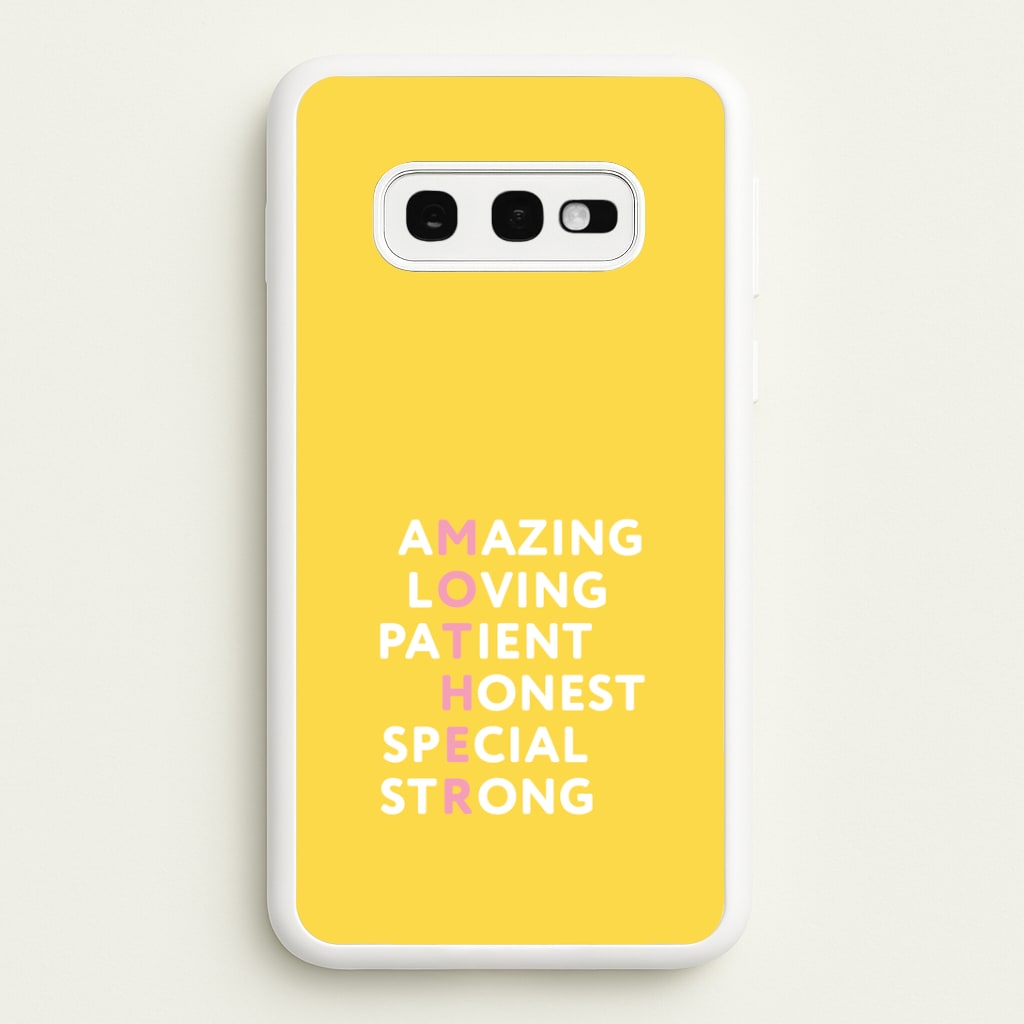 Mother Anagram Galaxy S10e Case