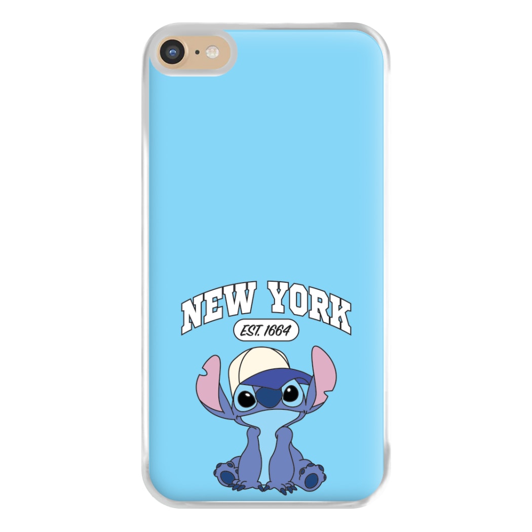 New York Blue Alien iPhone 6 Plus / 7 Plus / 8 Plus Case