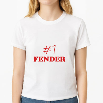 #1 FENDER Womens T-Shirt