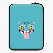 Demon Cat Face Laptop Sleeve 1
