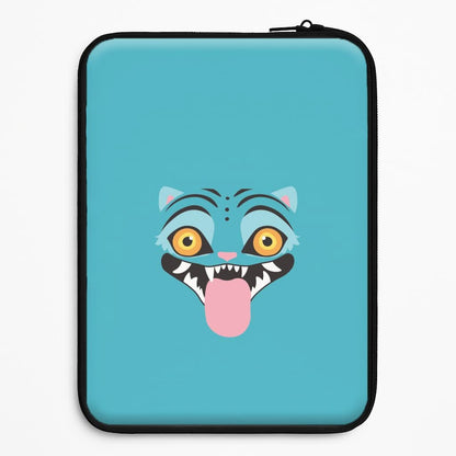 Demon Cat Face Universal Laptop Sleeve