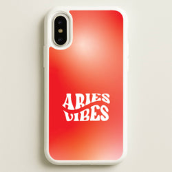 Aries Vibes Gradient Zodiac iPhone X / XS Case