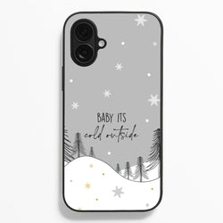 Baby It's Cold Outisde Landscape iPhone 16 Plus Case