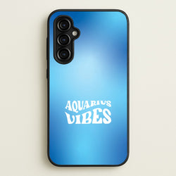 Aquarius Vibes Gradient Zodiac Galaxy A54 Case